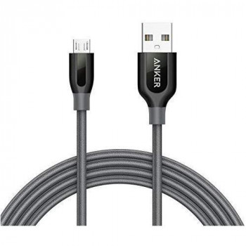 Anker PowerLine+ Micro USB (3ft) One of The Premium, Fastest, Most Durable Cable [Aramid Fiber & Double Braided Nylon] for Samsung, Nexus, LG, Motorola, Android Smartphones and More