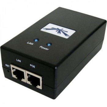 Ubiquiti Networks POE-24-24W-G - Ubiquiti PoE-24G Passive PoE Adapter EU, 24V 1A, ESD prot, 24W, Gigagbit Eth.