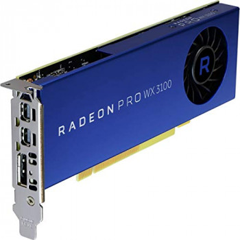 AMD - Radeon Pro Graphics Card WX3100 - 4GB GDDR5, PCIe 3.0, 1x DisplayPort, 2xMini-DisplayPorts