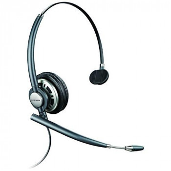 Plantronics EncorePro HW710D Over-the-Head Monaural Corded Headset with Noise Cancelling Microphone