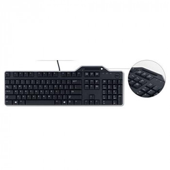 Dell 580-18365 KB-813 Smartcard Reader USB Keyboard - Black