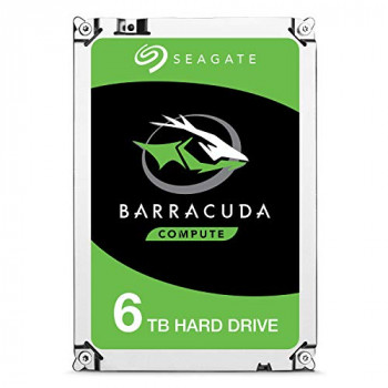 Seagate Barracuda 6TB Serial ATA III - Hard Drive Silver,ST6000DM003