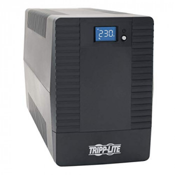 Tripp Lite 850VA 480W Line-Interactive Tower UPS Battery Backup with 6 C13 Outlets, AVR, LCD Display, USB Port (OMNIVSX850)
