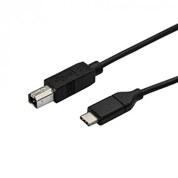StarTech.com USB C to USB B Printer Cable, 1.6 ft/0.5 m, USB C Printer Cable, USB C to USB B Cable, USB Type C to Type B