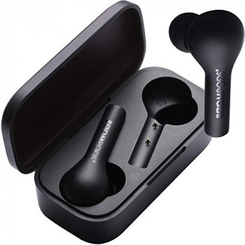 BOOMPODS Bassline True Wireless Earbuds - Bluetooth In-Ear Headphones, Water/Sweat Resistant, Compact Travel Charging Case, Instant Connection, TWS