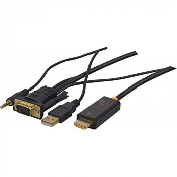 VGA with Audio to HDMI Adapter Cable - 2m