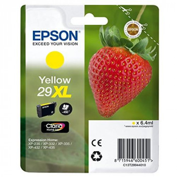 Epson C13T29944012 Claria No.29 Home Strawberry Ink Cartridge X-Large High Capacity, Yellow, Genuine