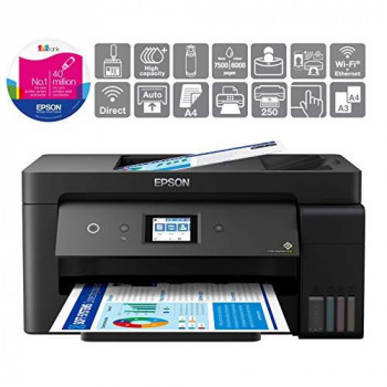 Epson EcoTank ET-15000 A3+ Print/Scan/Copy/Fax Wi-Fi Printer, Black