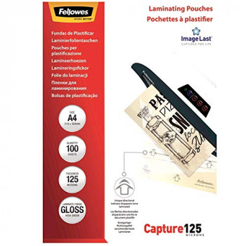 Fellowes ImageLast A4 125 Micron Laminating Pouch - (Pack of 100)