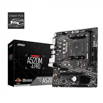 MSI A520M-A PRO (Socket AM4/A520/DDR4/S-ATA 600/Micro ATX)
