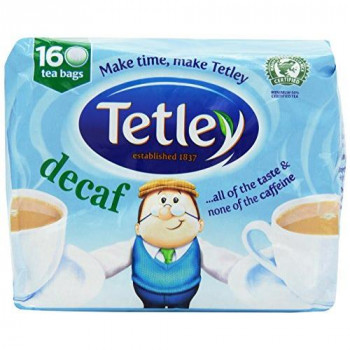 Tetley Tea Bags Decaffeinated High Quality Ref 5001E - Pack 160