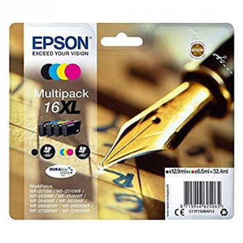 Epson C13T16364012 Inkjet Cartridge- 4 color Multipack, Amazon Dash Replenishment Ready