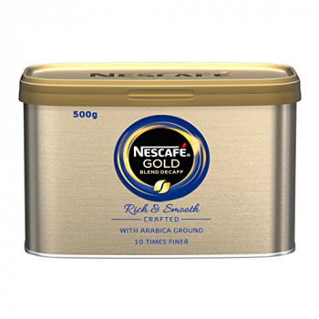 NESCAFE GOLD Blend Instant Decaffeinated Coffee Tin, 500 g