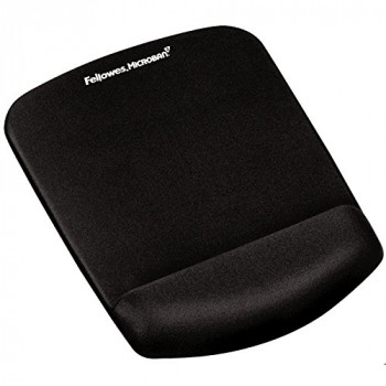 Fellowes 9252003 PlushTouch Mousepad Wrist Support with Microban - Black