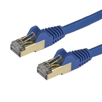 StarTech.com CAT6a Ethernet Cable - 1m - Blue Network Cable - Snagless RJ45 Cable - Ethernet Cord - 1 m / 3 ft