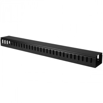 StarTech.com Vertical Cable Organizer with Finger Ducts - Vertical Cable Management Panel - Rack-Mount Cable Raceway - 0U - 3 ft.
