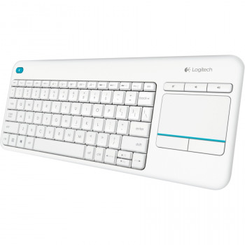 Logitech K400 Plus Keyboard - Wireless Connectivity - RF - White