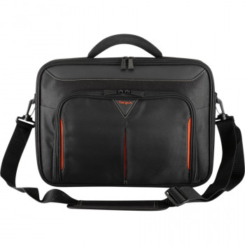 Targus Classic+ CN418EU Carrying Case for 45.7 cm (18") Notebook - Black, Red