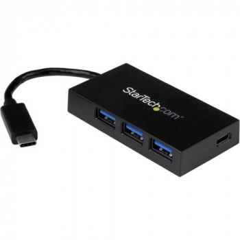 StarTech.com 4 Port USB 3.0 Hub - USB-C to 1x USB-C and 3x USB-A - Portable USB-C Hub - USB Type-C Hub