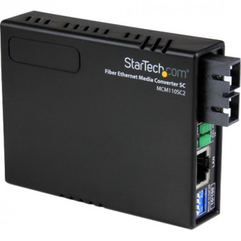 StarTech.com 10/100 Ethernet to Multi Mode Fiber Media Converter SC 2 km