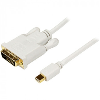 StarTech.com 3 ft Mini DisplayPort to DVI Adapter Converter Cable - Mini DP to DVI 1920x1200 - White