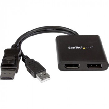 StarTech.com MST Hub - DisplayPort to 2x DisplayPort - Multi Stream Transport Hub - DP 1.2 to DP