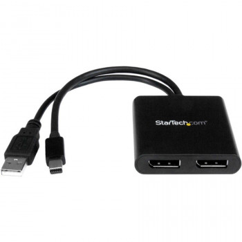 StarTech.com MST Hub - Mini DisplayPort to 2x DisplayPort - Multi Stream Transport Hub - mDP 1.2 to DP