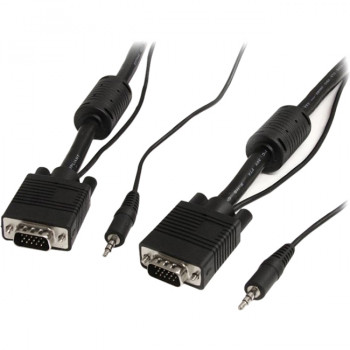 StarTech.com 2m Coax High Resolution Monitor VGA Cable with Audio HD15 M/M