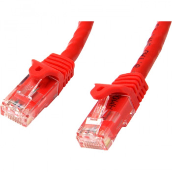 StarTech.com 15m Red Snagless Cat6 UTP Patch Cable - ETL Verified