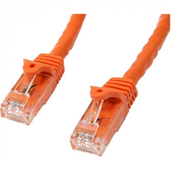 StarTech.com 2m Orange Gigabit Snagless RJ45 UTP Cat6 Patch Cable - 2 m Patch Cord