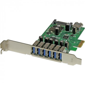 StarTech.com 7-Port PCI Express USB 3.0 card - Standard and Low-Profile Design