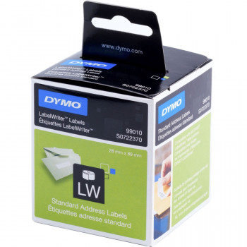 Dymo LabelWriter 99010 Address Label - 89 mm Width x 28 mm Length - 2 / Box