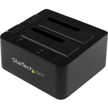 StarTech.com USB 3.0 / eSATA Dual Hard Drive Docking Station with UASP for 2.5/3.5in SATA SSD / HDD - SATA 6 Gbps