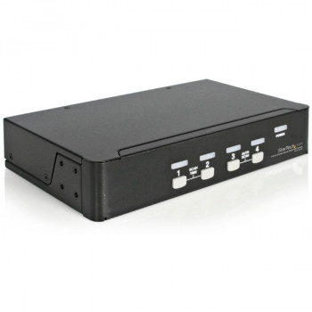 StarTech.com 4 Port Professional VGA USB KVM Switch with Hub