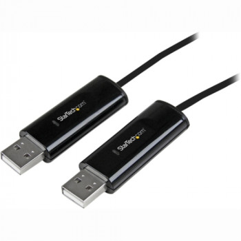 StarTech.com 2 Port USB KM Switch Cable w/ File Transfer for PC and Mac
