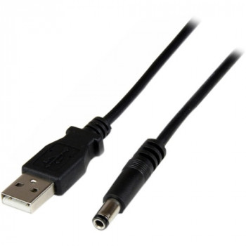 StarTech.com 1m USB to Type N Barrel 5V DC Power Cable - USB A to 5.5mm DC