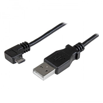 StarTech.com 1m 3 ft Right Angle Micro-USB Charge-and-Sync Cable M/M - USB 2.0 A to Micro-USB - 30/24 AWG