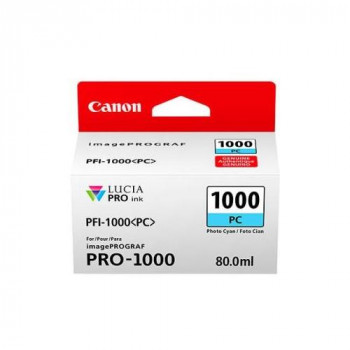 Canon LUCIA PRO PFI-1000 PC Ink Cartridge - Photo Cyan