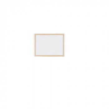 Bi-Office MP01001010 400 x 300 mm Drywipe Wood Frame Board - White