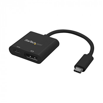 StarTech.com USB C to DisplayPort Adapter - with Power Delivery (USB PD) - Power Pass Through Charging - 4K 60Hz - USB-C to DisplayPort