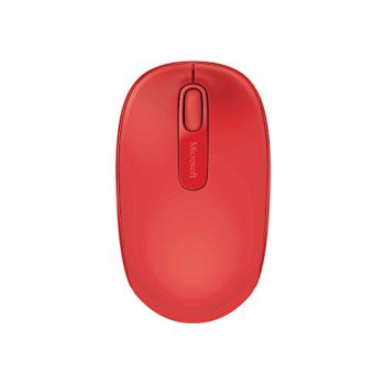 Microsoft 1850 Mouse - Wireless - Flame Red