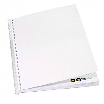 GBC 220 GSM A4 Traditional Binding Covers - White (100 Pack)