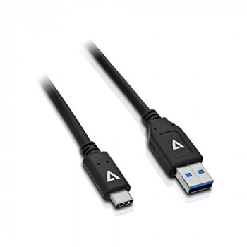 V7 - CABLES USB2 A TO USB-C CABLE 1M BLACK .