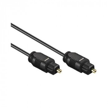 Connect 3 m Male/Male TosLink Cord - Black