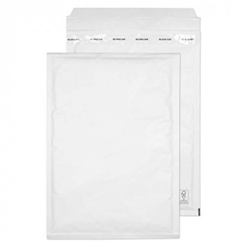 Blake Purely Packaging 340 x 240 mm Envolite Peel & Seal Padded Bubble Envelopes (G/4) White - Pack of 100