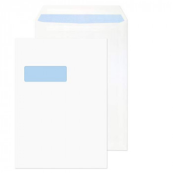 Blake Purely Everyday C4 324 x 229 mm 90gsm Self Seal Pocket Envelopes (FL2892) White - Pack of 250