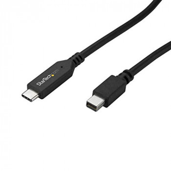 StarTech.com USB-C to Mini DisplayPort Cable - 6 feet - Black - 4K 60Hz - USB C to mDP Cable - USB Type C to Mini DisplayPort Cable