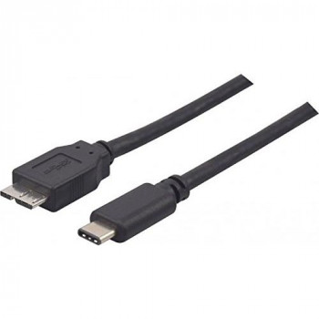 Connect 1.80 m USB 3.1 Gen1 Micro B/C Cord - Black