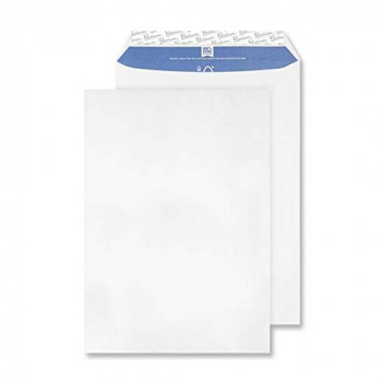 Blake Premium Pure C4 229 x 324 mm 120 gsm Recycled Peel & Seal Pocket Envelopes (RP84653) Super White Wove - Pack of 20