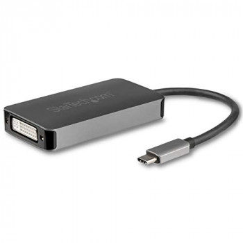 StarTech.com CDP2DVIDP USB-C to DVI Adapter, Active Video Converter, USB 3.1 Type-C to Dual-Link DVI-D, 2560 x 1600